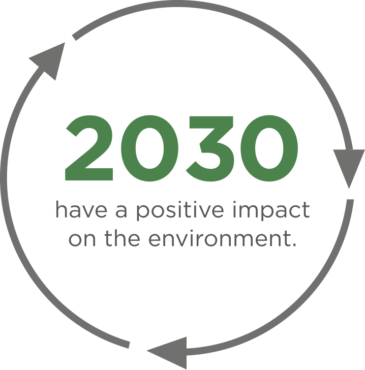 2030 have a positive impact on the environment